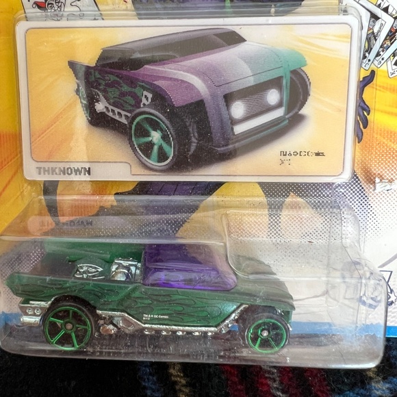 Hot Wheels Color Shifters The Joker DC Universe 2011 New Sealed  Green Purple - Picture 5 of 10